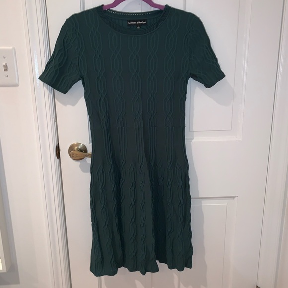 Women’s forest green midi dress - Picture 2 of 4